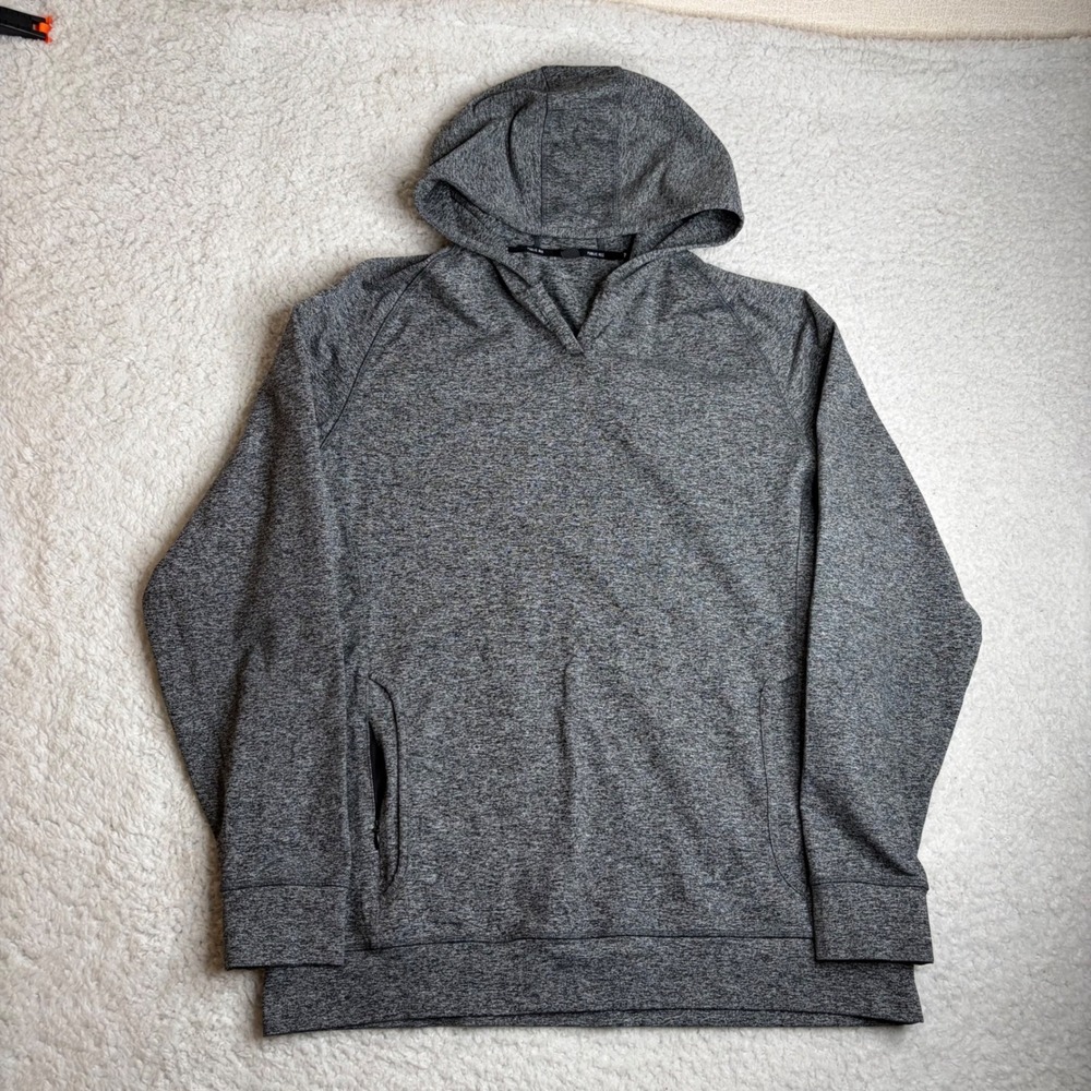 Public Rec Better Than Down Hoodie Men XL Charcoal Gray Heather Stretch Pullover